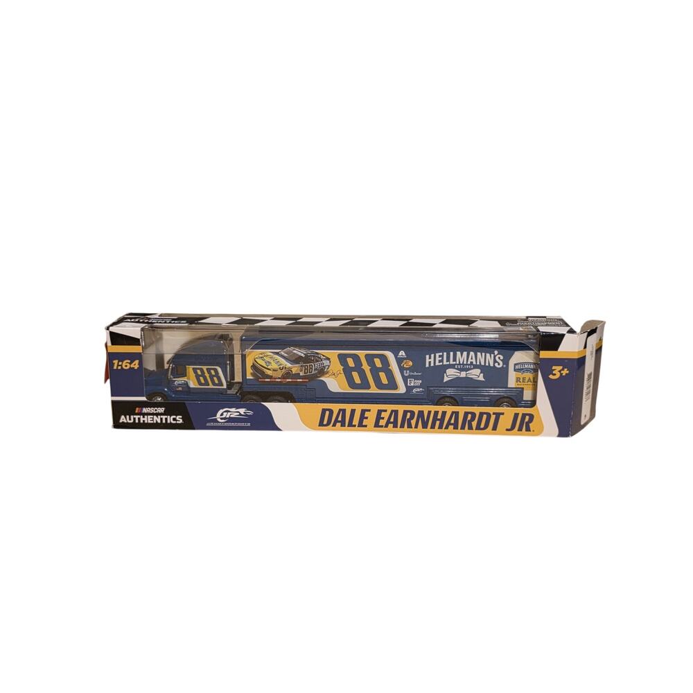 Dale Earnhardt Jr #88 Hellmann's Hauler NASCAR Authentics 1:64 Diecast Yellow